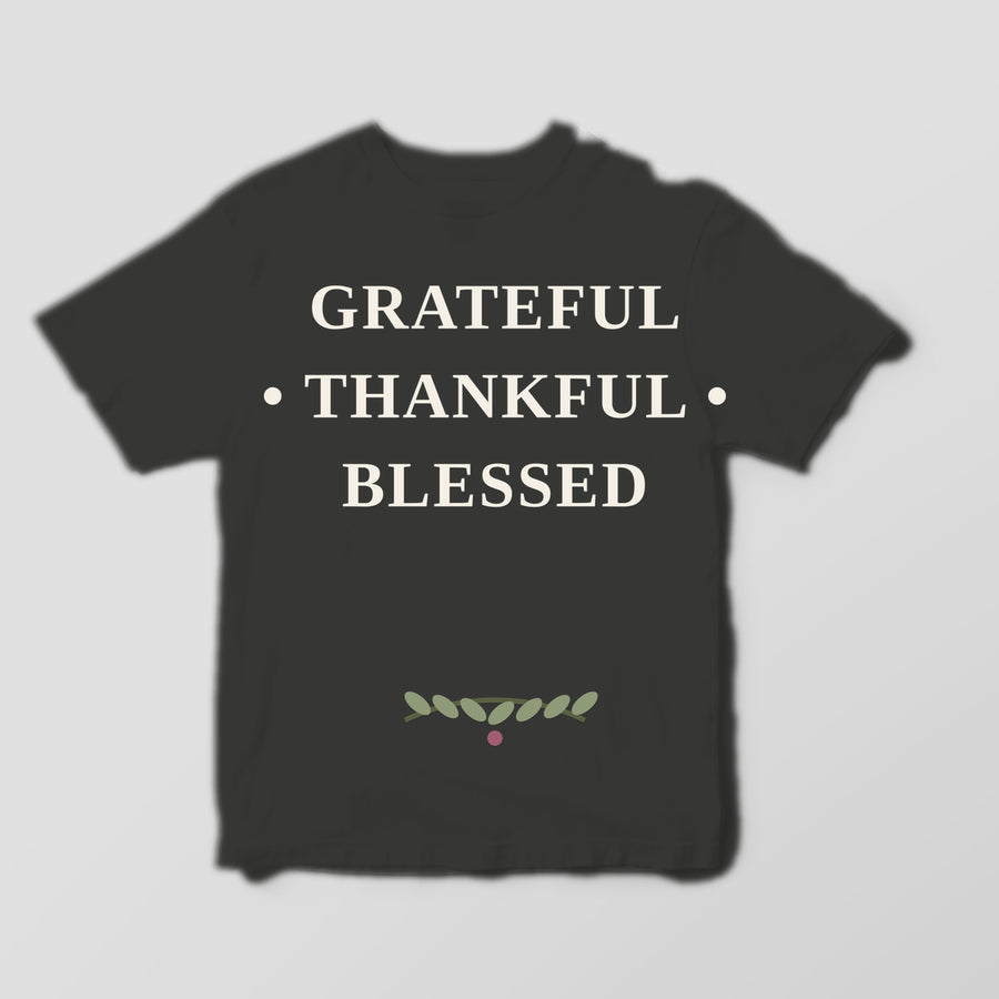 Grateful • Thankful • Blessed Graphic Tee