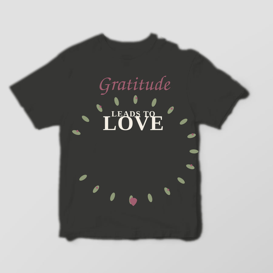 Gratitude Leads to Love Graphic Tee