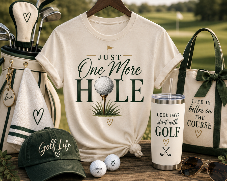 Just One More Hole Golf Tee