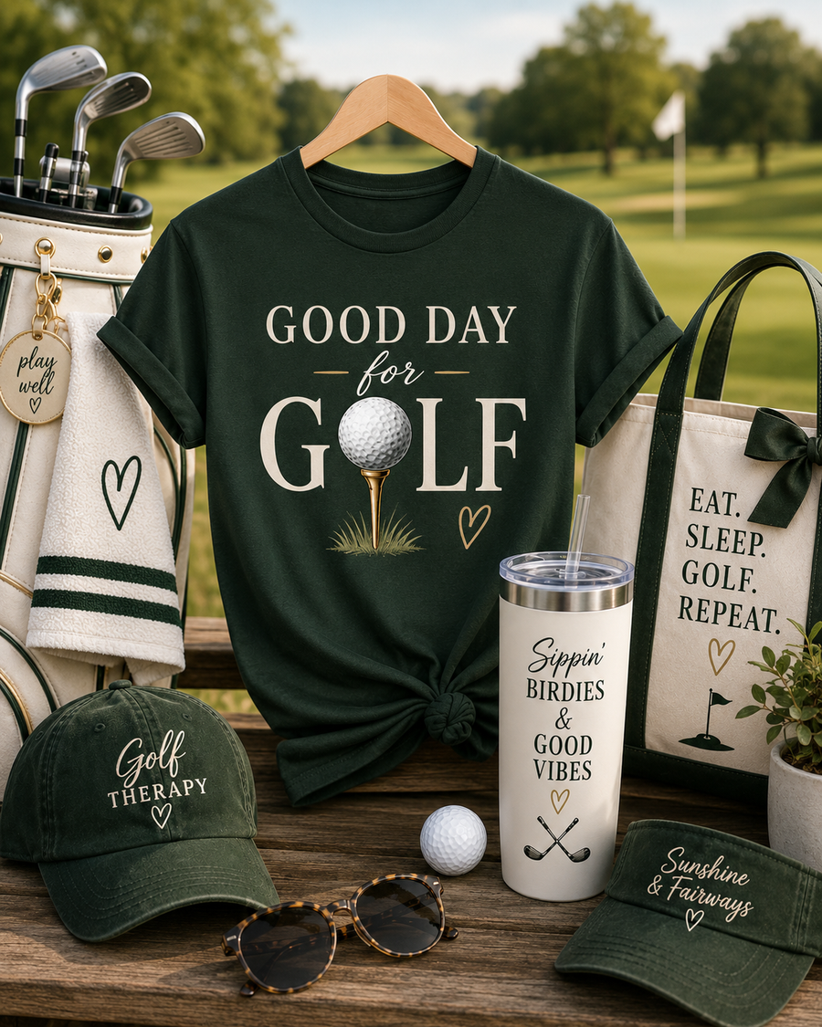 Good Day for Golf Tee