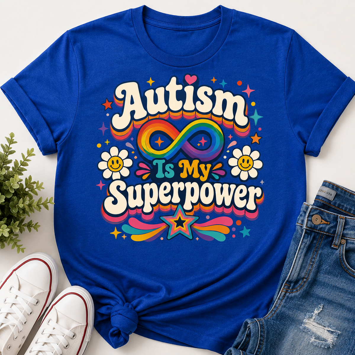 Autism Is My Superpower Tee product image by Designs by Danna