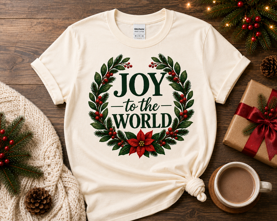 JOY to the WORLD — Gildan 64000 Tee