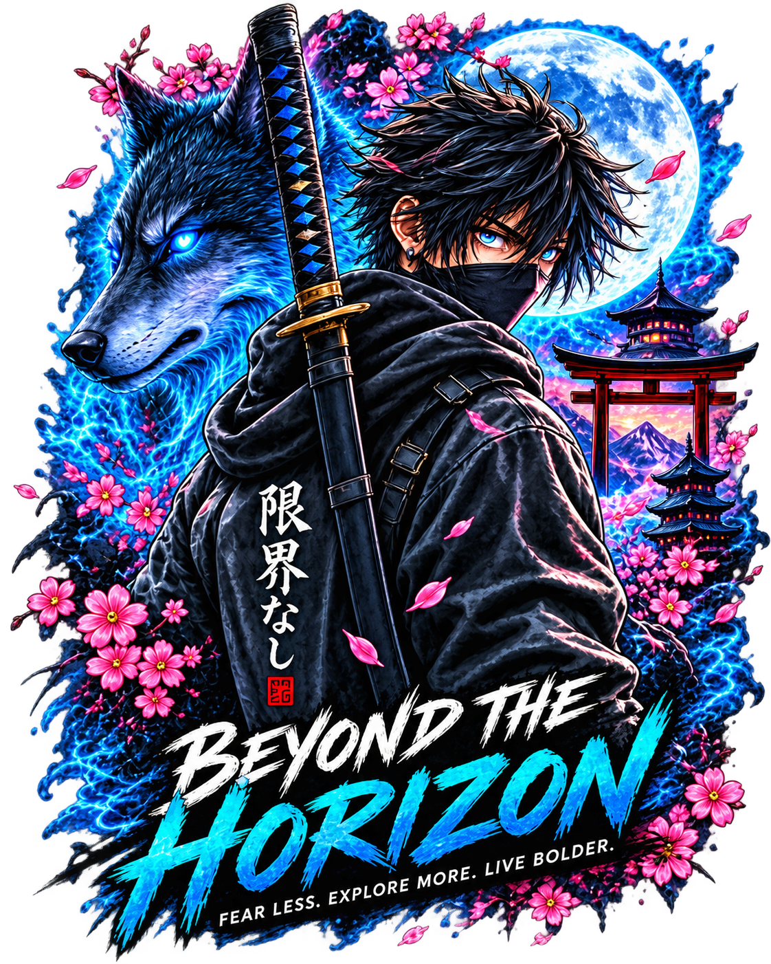 Beyond the Horizon anime artwork by Designs by Danna