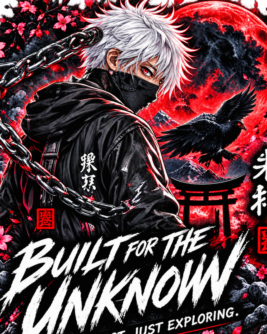 Built for the Unknown anime artwork detail by Designs by Danna