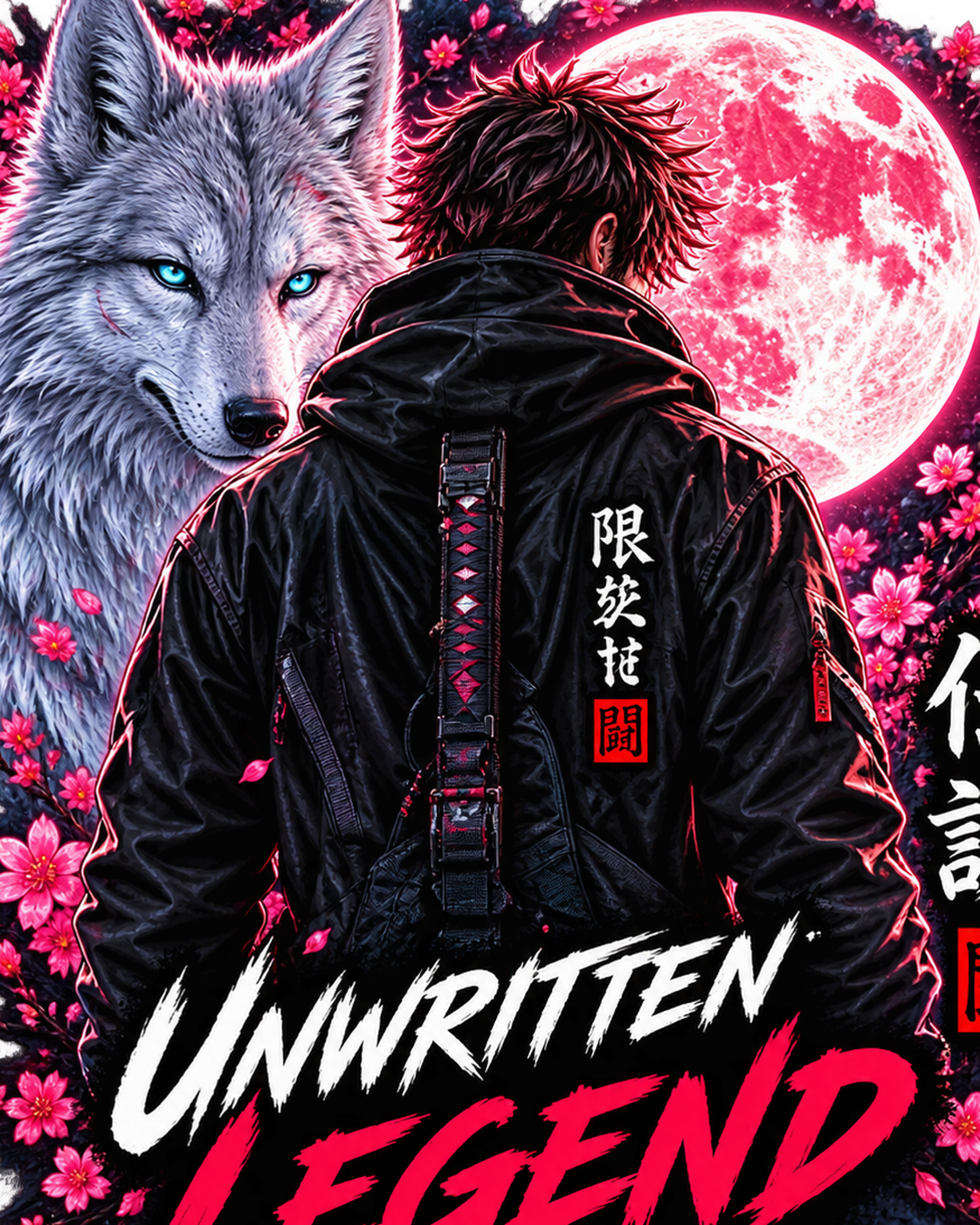 Unwritten Legend anime artwork detail by Designs by Danna
