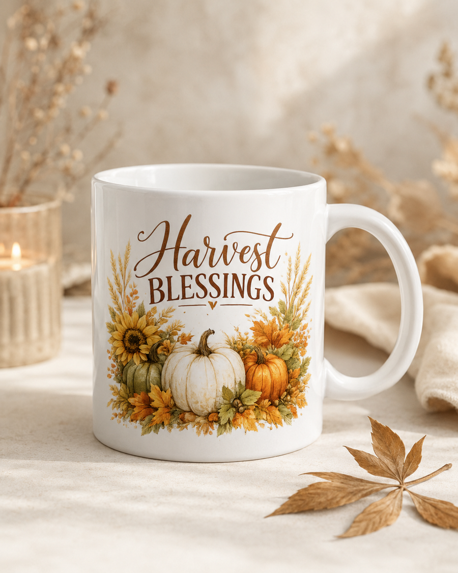 Harvest Blessings 15 oz Coffee Mug