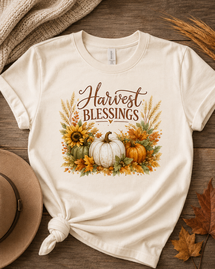 Harvest Blessings Fall Graphic Tee