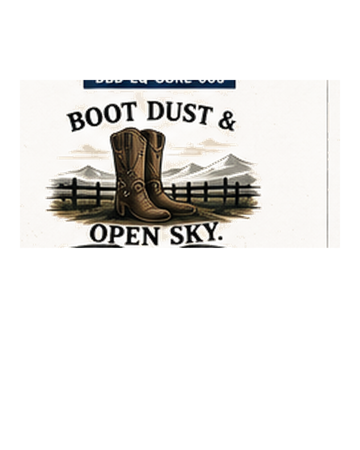 Boot Dust & Open Sky standalone artwork