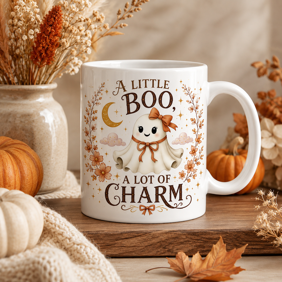 A Little Boo, A Lot of Charm Coffee Mug