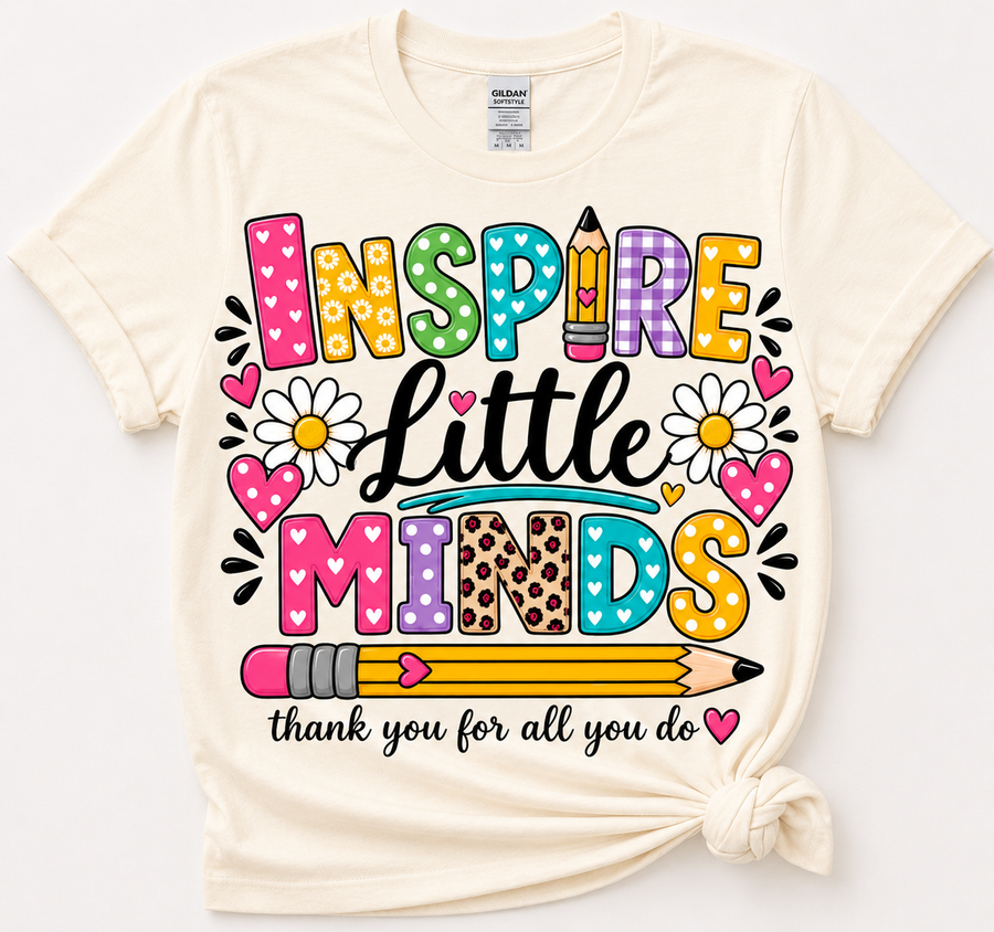 Inspire Little Minds Teacher Graphic Tee