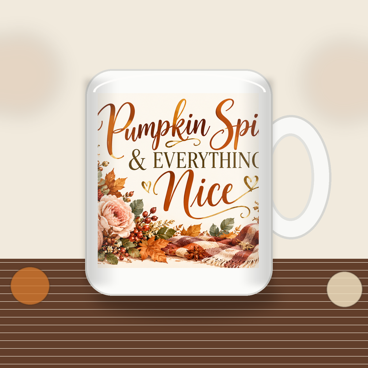 DBD compliant Pumpkin Spice and Everything Nice mug hero