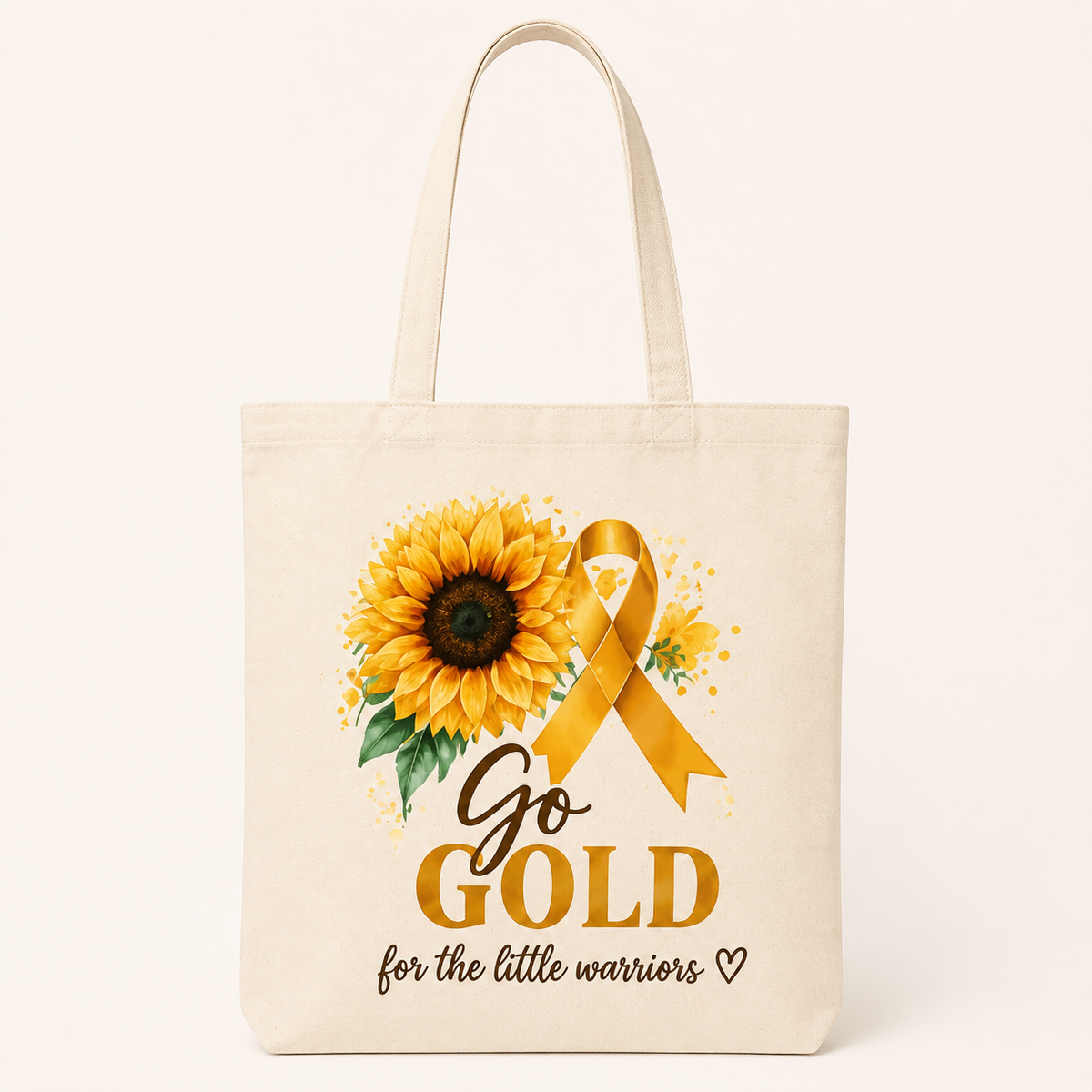 Go Gold for the Kids Tote in Natural