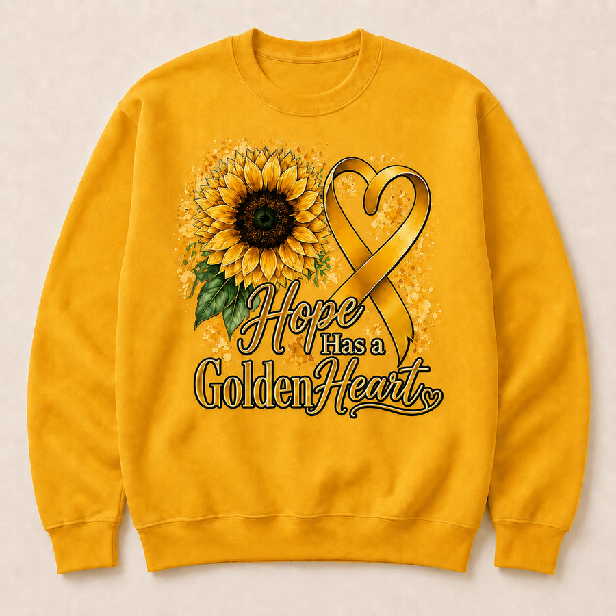 Hope Has a Golden Heart Crewneck
