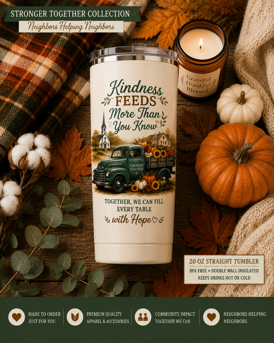 Kindness Feeds More Than You Know 20 oz Tumbler