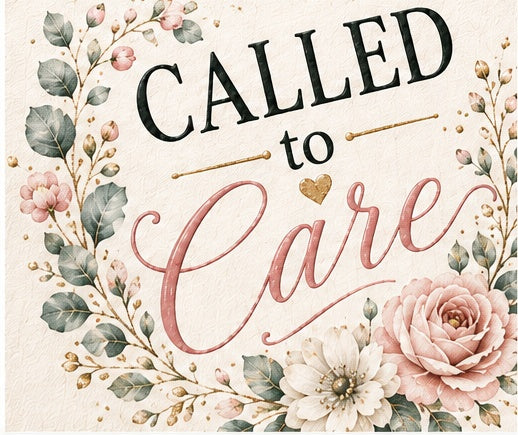 Called to Care - print closeup - Designs by Danna