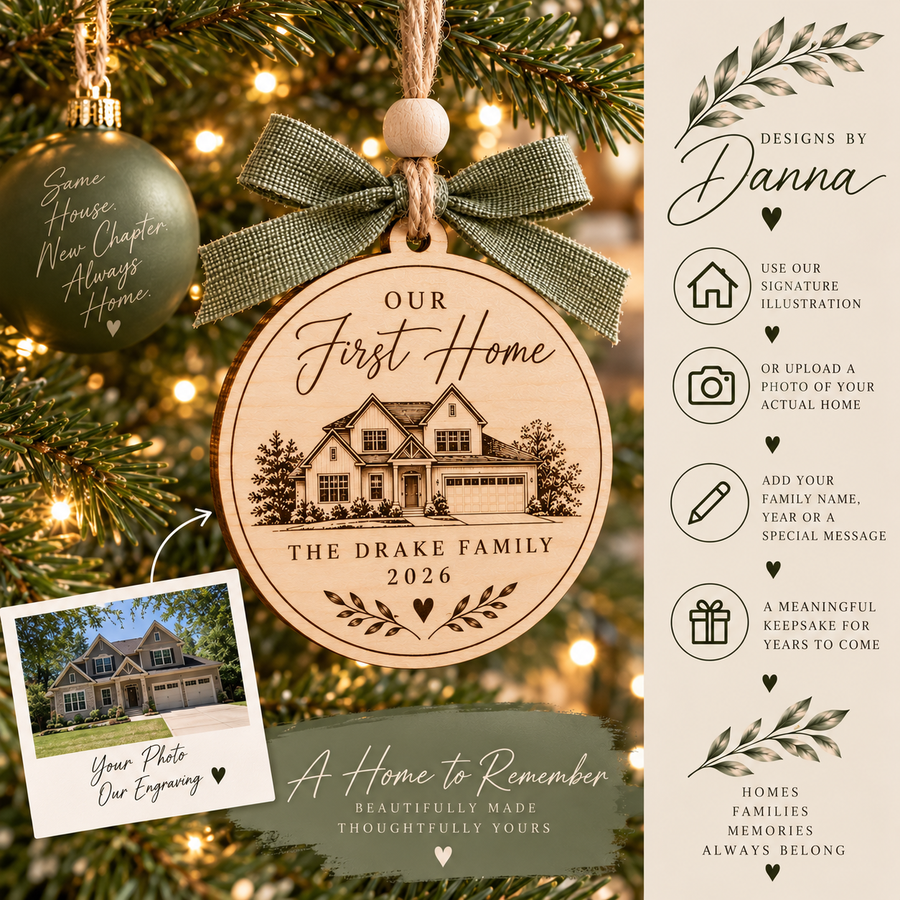 Personalized Wood Ornament